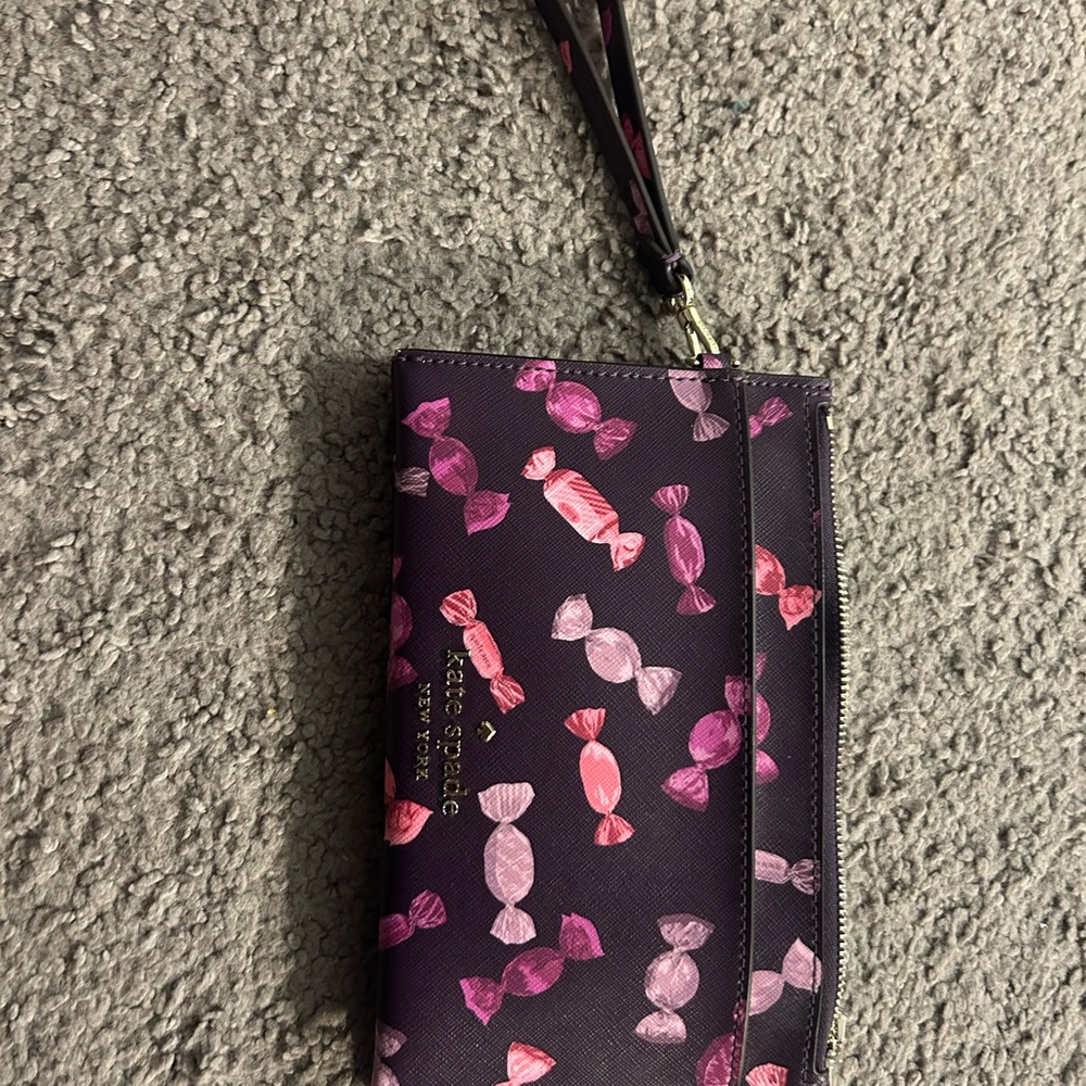 Kate Spade Purple and Pink Candy Wristlet